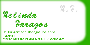 melinda haragos business card